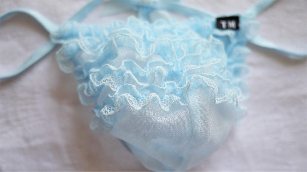 TM Collection Lace Frill pretty G-string メンズ Tバック 前面アップ