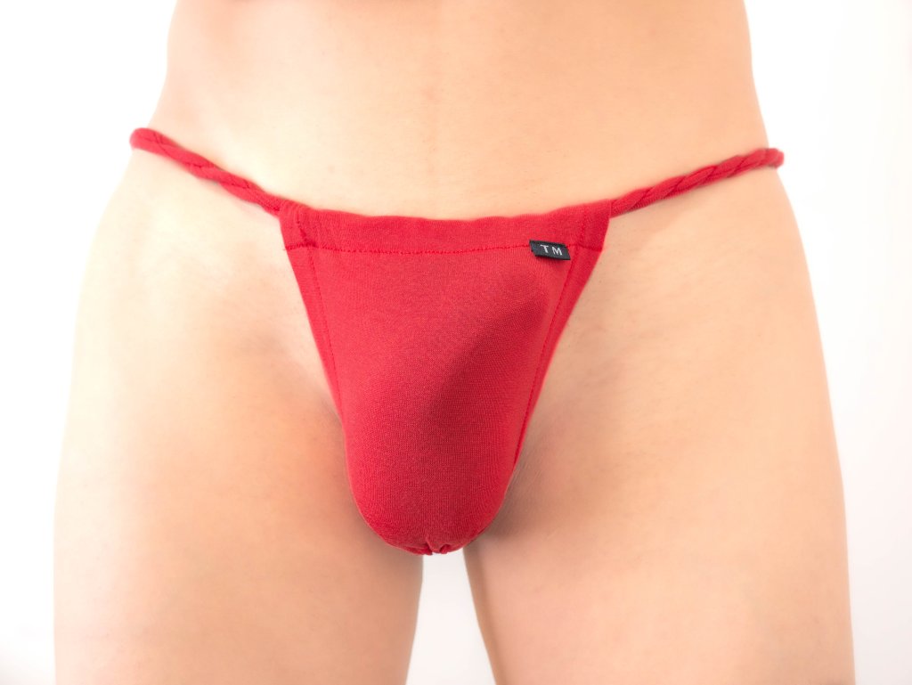 テンセル ねじり褌 着用画像 まえ