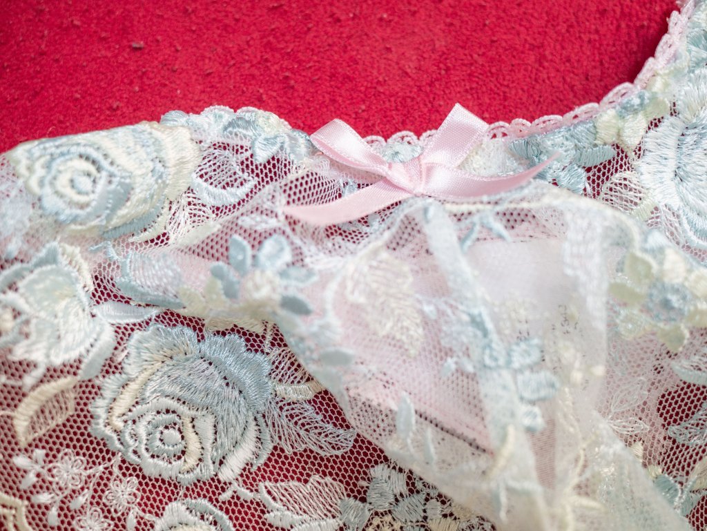 クレール ミントチュールレース サイドバインダー Tバック アップ